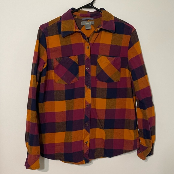 Natural Reflections Tops - Natural Reflections Plaid Button Down